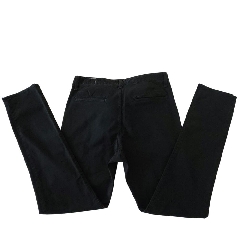Rag & Bone NYC Mens Slim Fit Black Straight Leg Size 33 Designer Modern Trousers